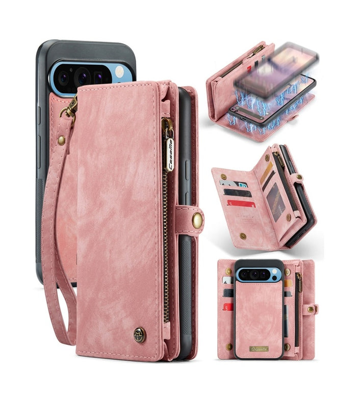 Detachable Leather Wallet Phone Case