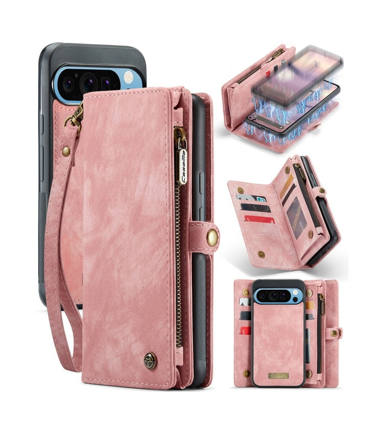 Google Pixel 10 Pro XL Detachable Leather Wallet Phone Case