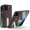 Magnetic Leather Stand Case