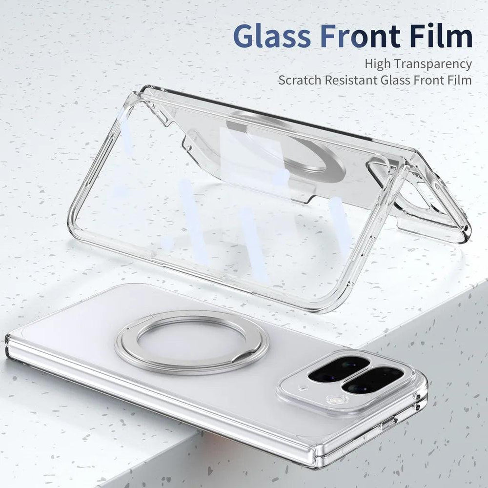 Google Pixel 10 Pro Fold Clear Magnetic Ring Case