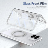 Google Pixel 10 Pro Fold Clear Magnetic Ring Case