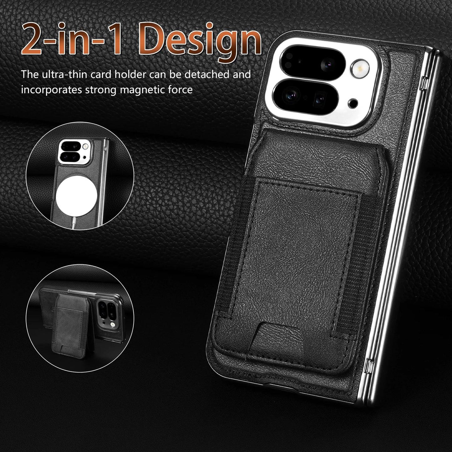 Leather Wallet Stand Case