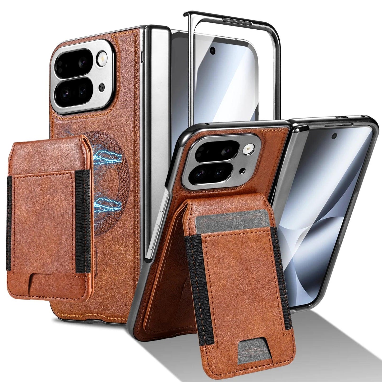 Leather Wallet Stand Case