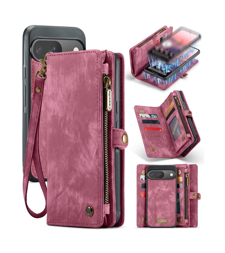 Google Pixel 10 Pro Detachable Leather Wallet Phone Case