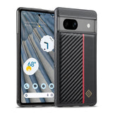 Google Pixel 8 Carbon Fiber Texture Shockproof Phone Case
