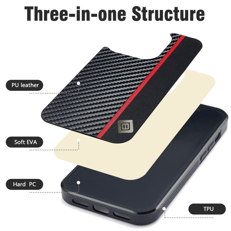 Google Pixel 9 Carbon Fiber Texture Shockproof Phone Case
