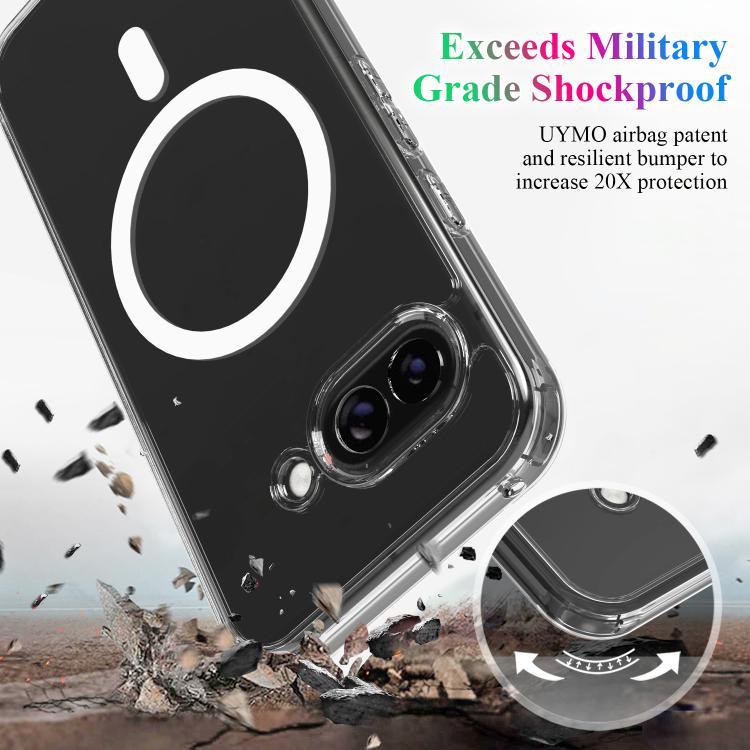Google Pixel 9a MagSafe Clear Acrylic Hybrid Phone Case