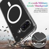 Google Pixel 9a MagSafe Clear Acrylic Hybrid Phone Case