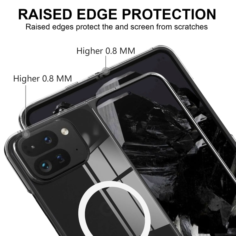 Google Pixel 9 Pro Fold Scratchproof Transparent MagSafe Phone Case