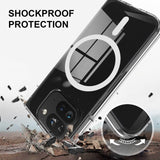 Google Pixel 9 Pro Fold Scratchproof Transparent MagSafe Phone Case