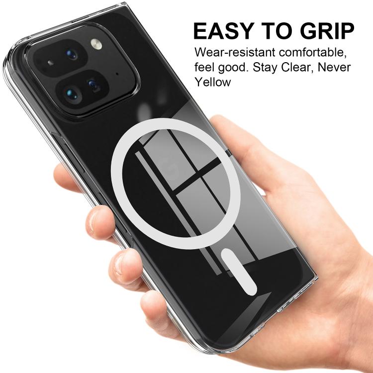 Google Pixel 10 Pro Fold Scratchproof Transparent MagSafe Phone Case
