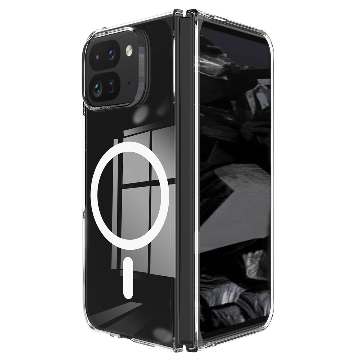 Google Pixel 10 Pro Fold Scratchproof Transparent MagSafe Phone Case