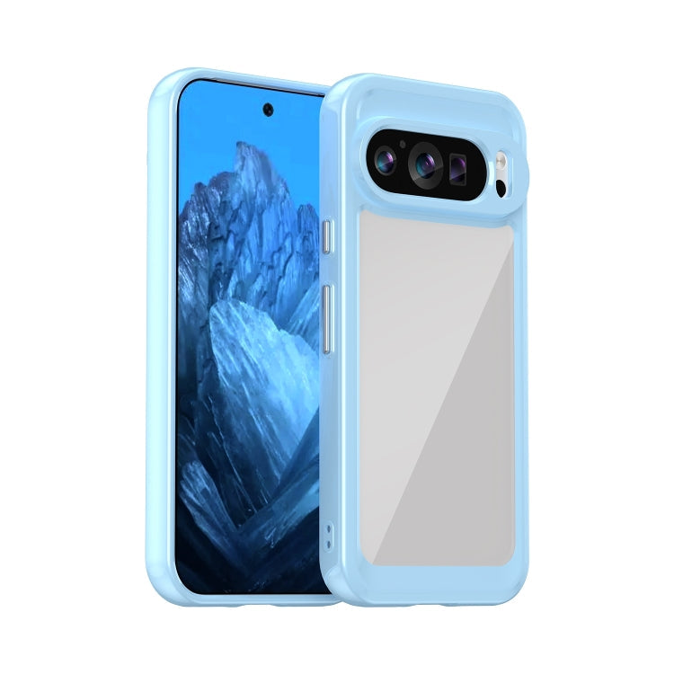 Google Pixel 9 Colorful Acrylic Hybrid Case Cool Design
