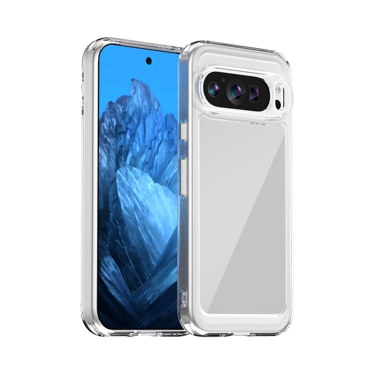 Google Pixel 9 Colorful Acrylic Hybrid Case Cool Design
