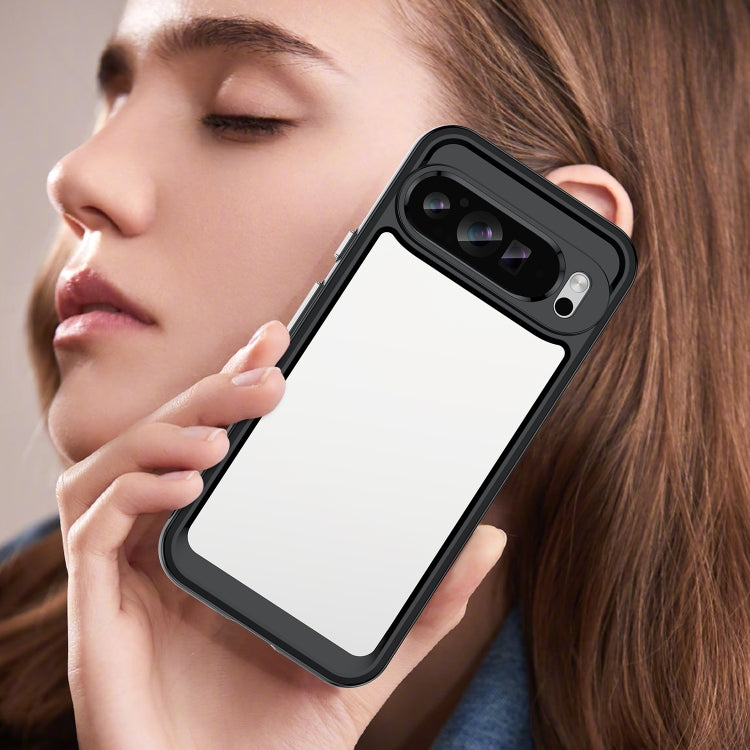 Google Pixel 9 Pro Colorful Acrylic Hybrid Case Cool Design
