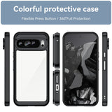 Google Pixel 9 Pro XL Colorful Acrylic Hybrid Case Cool Design