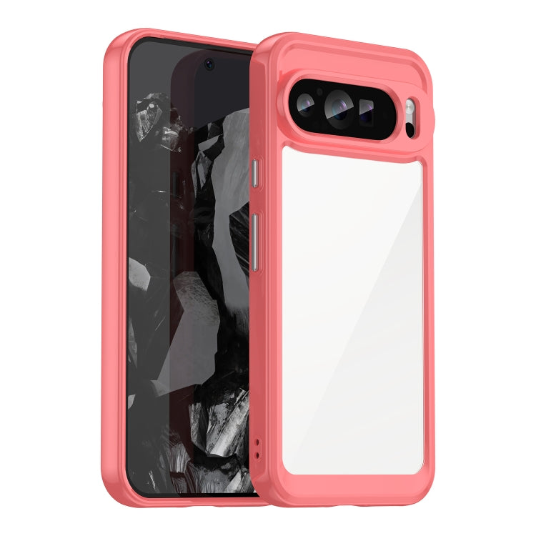 Google Pixel 9 Pro XL Colorful Acrylic Hybrid Case Cool Design