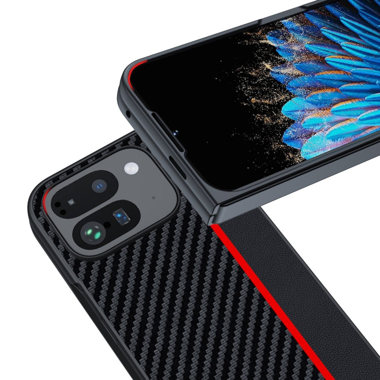 Google Pixel 9 Pro Fold Ultra Thin Carbon Fiber Texture Phone Case