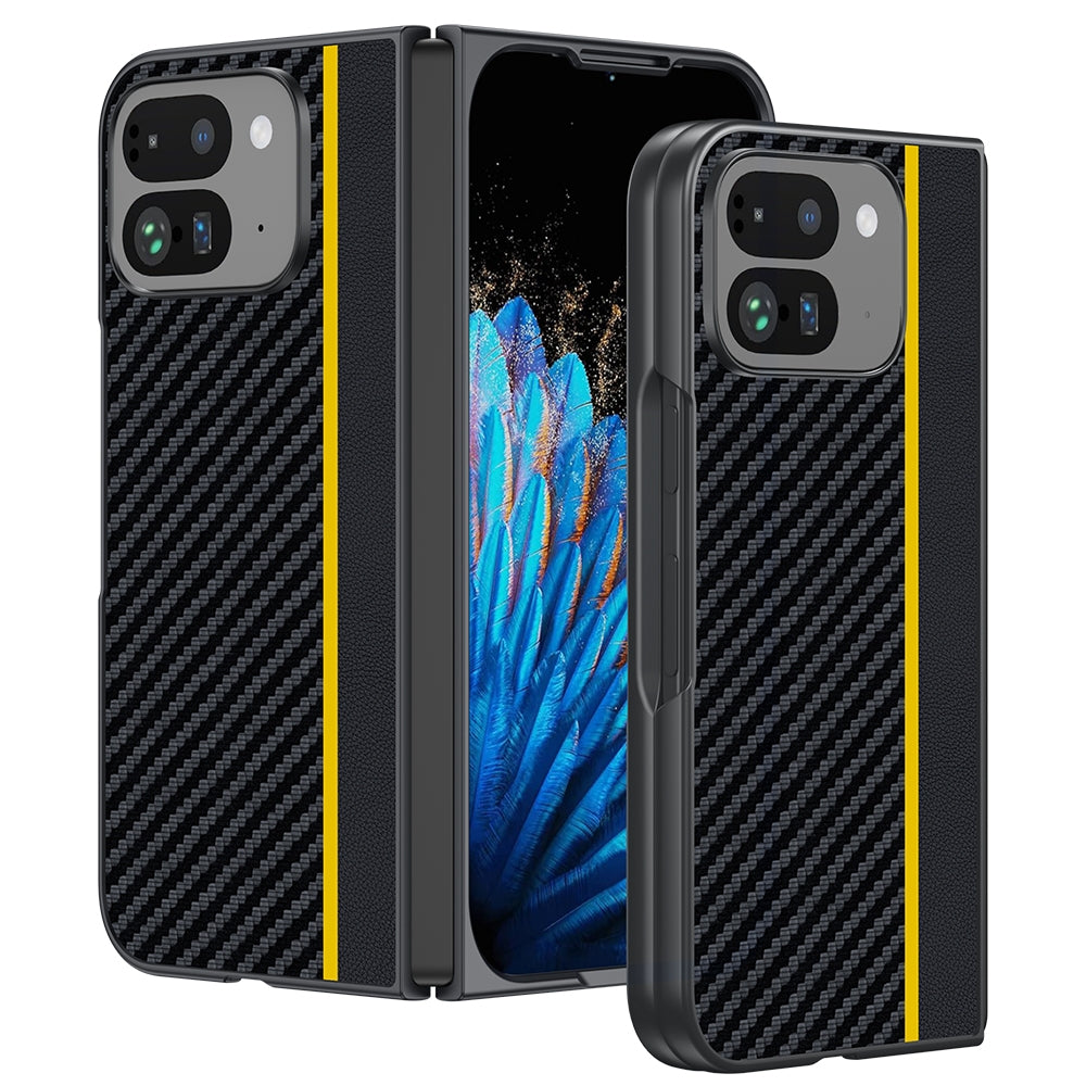 Google Pixel 9 Pro Fold Ultra Thin Carbon Fiber Texture Phone Case