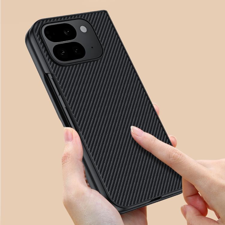 Google Pixel 10 Pro Fold Ultra Thin Carbon Fiber Texture Phone Case