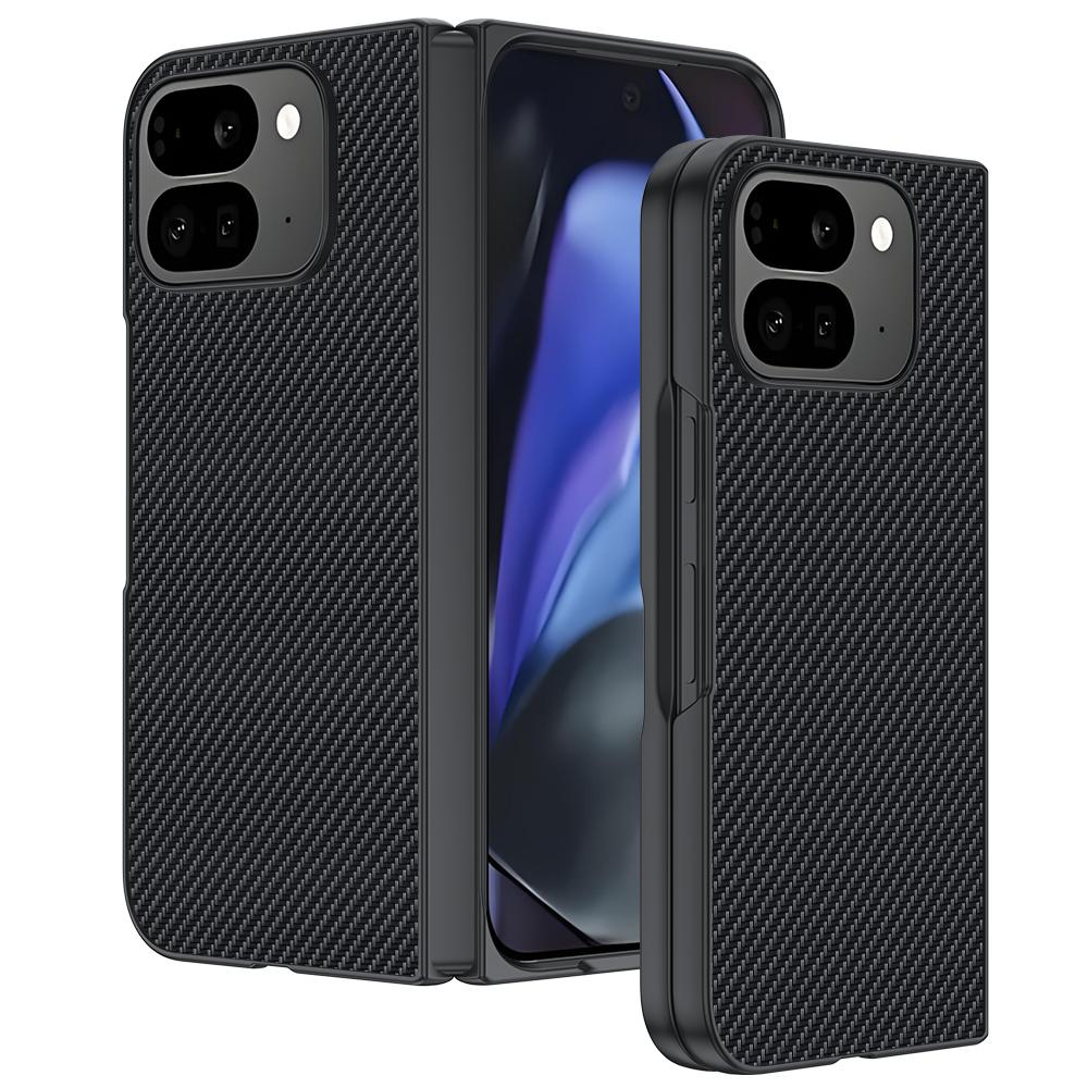 Google Pixel 10 Pro Fold Ultra Thin Carbon Fiber Texture Phone Case