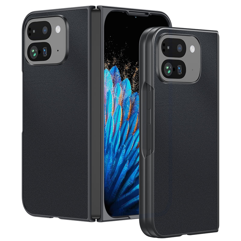 Ultra Thin Plain Skin Leather Phone Case