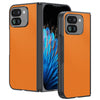 Ultra Thin Plain Skin Leather Phone Case