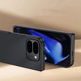 Google Pixel 10 Pro Fold Ultra Thin Plain Skin Leather Phone Case