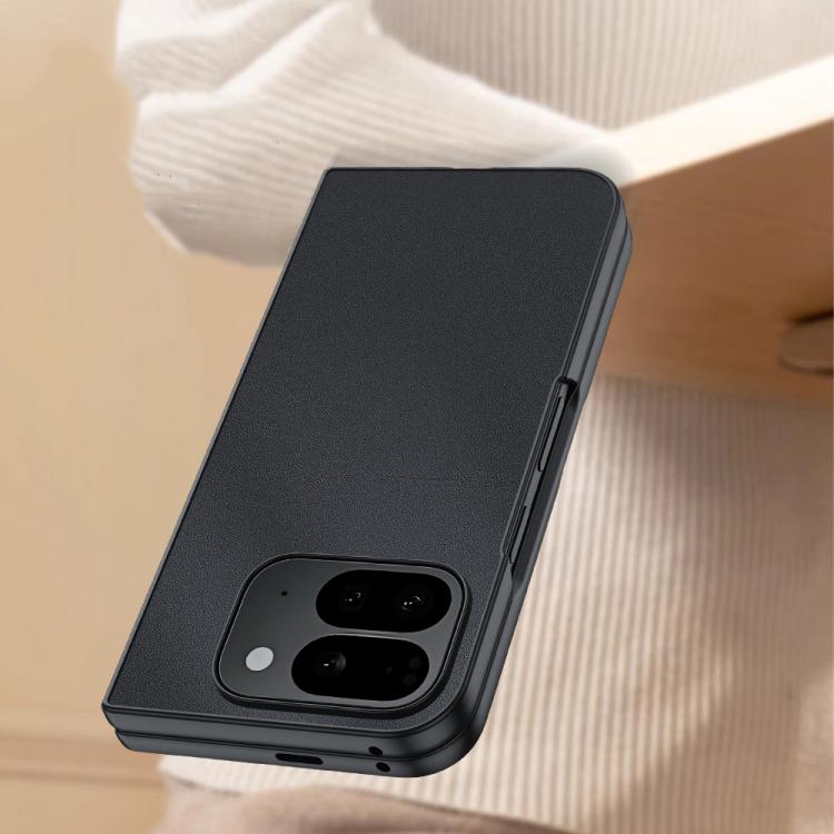 Google Pixel 10 Pro Fold Ultra Thin Plain Skin Leather Phone Case
