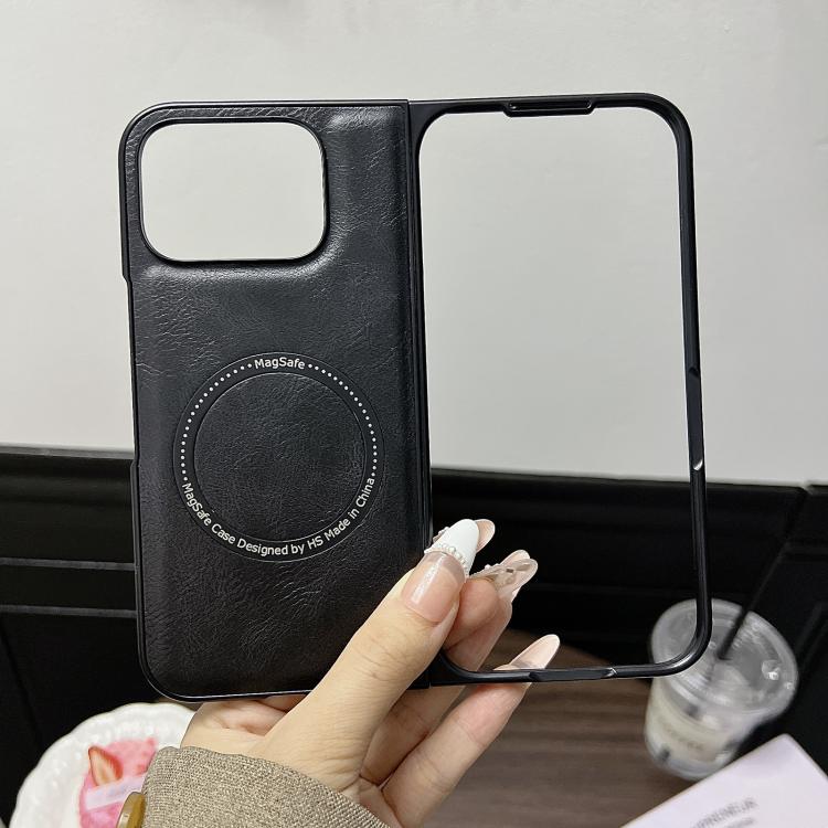 Google Pixel 9 Pro Fold Crazy Horse Leather MagSafe Magnetic Case