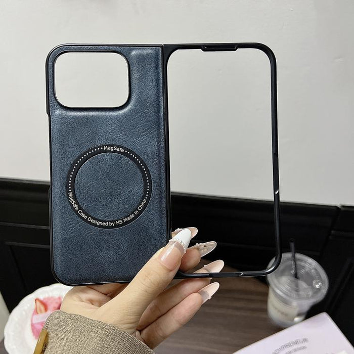 Crazy Horse Leather MagSafe Magnetic Case