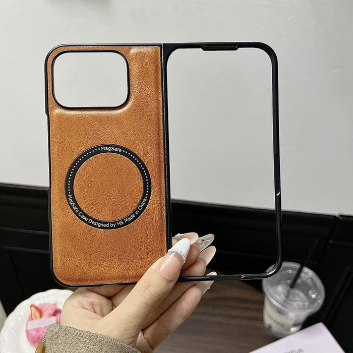 Crazy Horse Leather MagSafe Magnetic Case