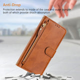 Google Pixel 9 Multi-Card Slots Zipper Wallet Leather Case