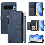 Google Pixel 10 Pro Multi-Card Slots Zipper Wallet Leather Case
