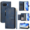 Multi-Card Slots Zipper Wallet Leather Case