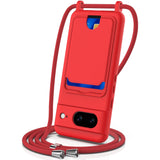 Google Pixel 8 Crossbody Card Holder Case with Lanyard