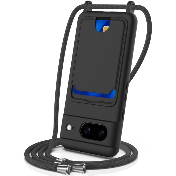 Google Pixel 8 Crossbody Card Holder Case with Lanyard