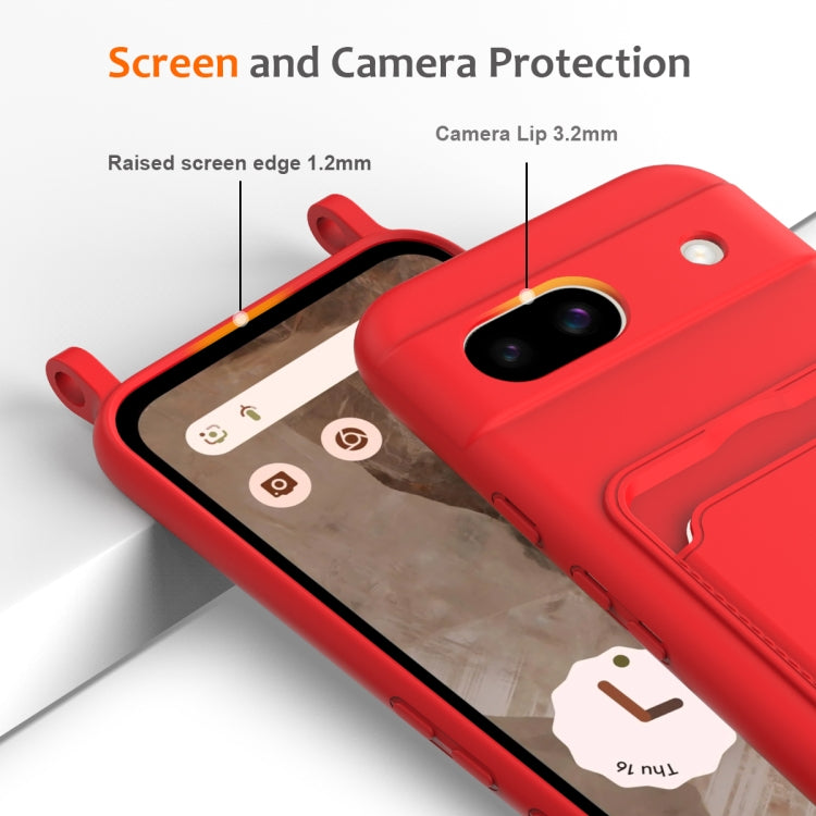 Google Pixel 8a Crossbody Card Holder Case with Lanyard