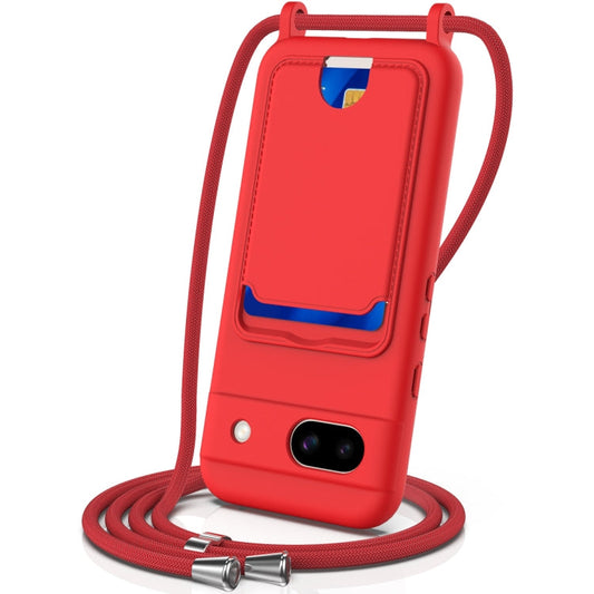 Google Pixel 8a Crossbody Card Holder Case with Lanyard