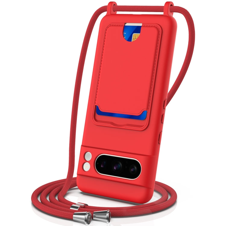 Google Pixel 8 Pro Crossbody Card Holder Case with Lanyard