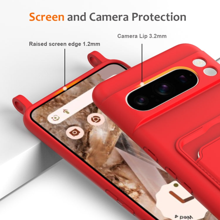 Google Pixel 8 Pro Crossbody Card Holder Case with Lanyard
