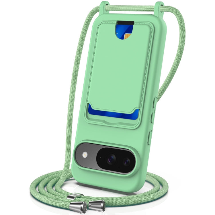 Google Pixel 9 Crossbody Card Holder Case with Lanyard