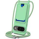 Google Pixel 9 Crossbody Card Holder Case with Lanyard