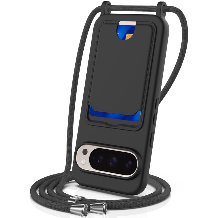 Google Pixel 11 Pro Crossbody Card Holder Case with Lanyard