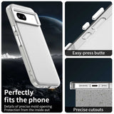 Google Pixel 8a Slim Shockproof Magnetic Phone Case