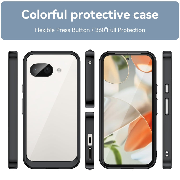 Google Pixel 9a Colorful Acrylic Hybrid Case Cool Design