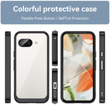 Google Pixel 9a Colorful Acrylic Hybrid Case Cool Design