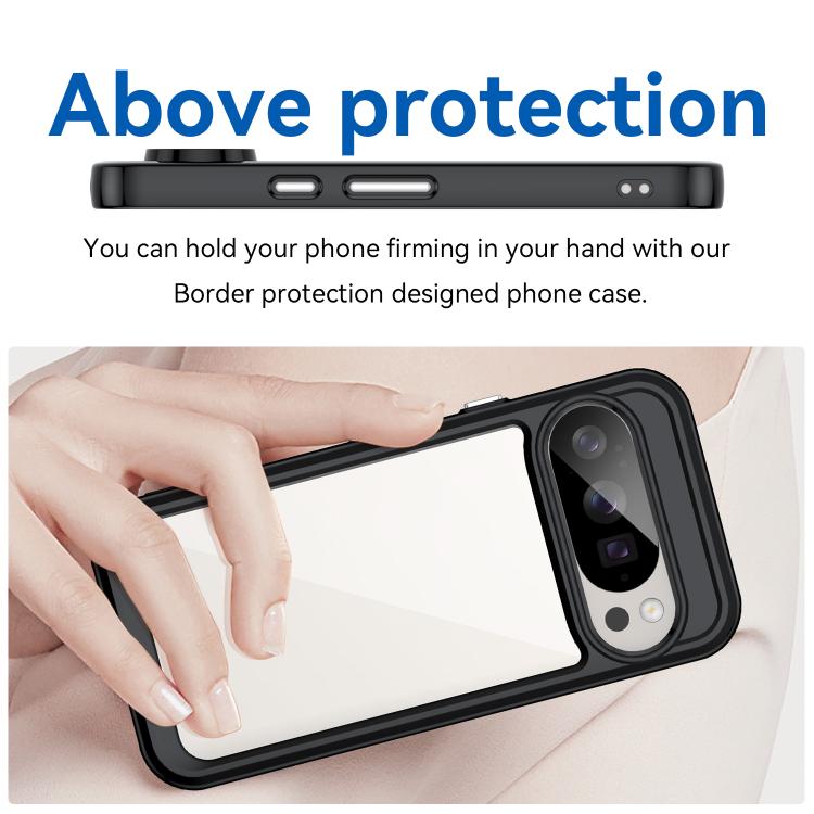 Google Pixel 10 Pro Colorful Acrylic Hybrid Case Cool Design