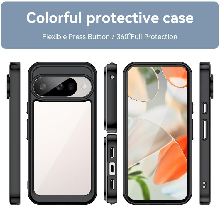 Google Pixel 10 Colorful Acrylic Hybrid Case Cool Design