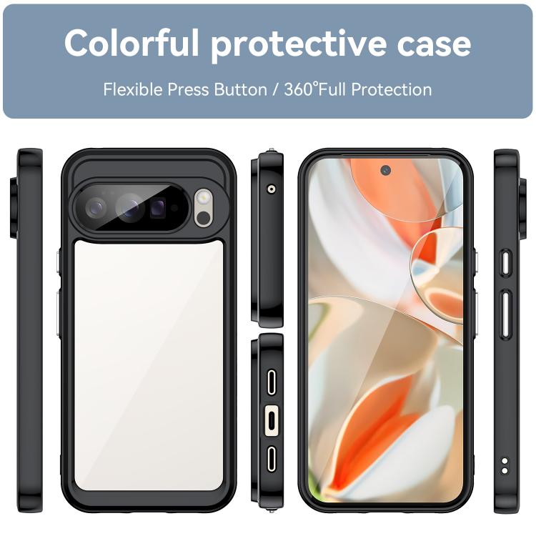 Google Pixel 10 Pro XL Colorful Acrylic Hybrid Case Cool Design